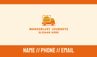Burger Food Truck Business Card