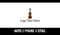 Live Music Business Card example 1