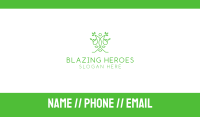 Green Human Vines  Business Card Image Preview