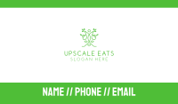 Green Human Vines  Business Card Image Preview