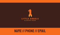 Orange Wrench Number 1 Business Card