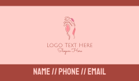 Hand Skincare Outline Business Card