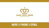 Luxurious Stroke Crown Business Card