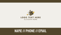 Cannon Mascot Business Card Design