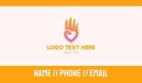 Deaf Community Business Card example 1
