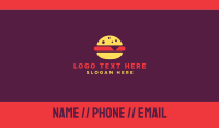 Fast Food Burger Business Card