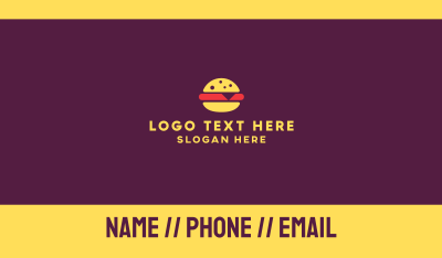 Fast Food Burger Business Card Image Preview