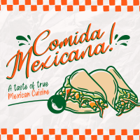 Comida Mexicana Instagram Post Design