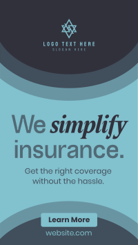 Minimalist Insurance Coverage Instagram Story