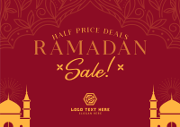 Blessed Ramadan Sale Postcard