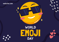 Cool Emoji Postcard Design