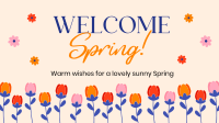 Welcome Spring Greeting Animation