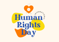 International Human Rights Day Postcard