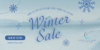 Winter Sale Twitter Post