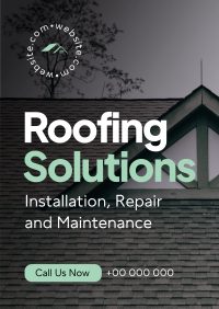 Roofing Solutions Poster