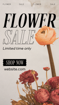 Flower Boutique  Sale Instagram Story