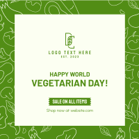 Vegetarian Day Instagram Post