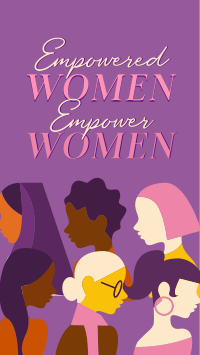 Empowered Women Month Facebook Story