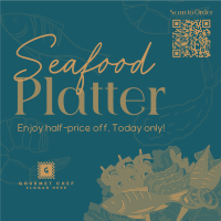 Seafood Platter Sale Instagram Post Image Preview