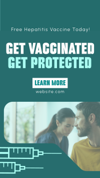 Simple Hepatitis Vaccine Awareness Facebook Story