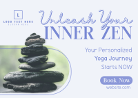 Yoga Training Zen Postcard