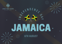 Jamaica Independence Day Postcard
