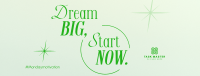 Dream Big Today Facebook Cover Image Preview