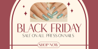 Black Friday Nail Sale Twitter Post