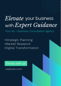 Your No. 1 Business Consultation Agency Flyer