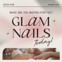 Elegant Nail Salon Instagram Post Design