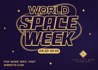 Y2K Space Week Postcard