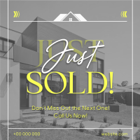 Minimalist Sold Property Instagram Post Design