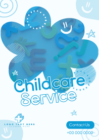 Doodle Childcare Service Poster