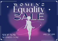 Women Equality Sale Postcard