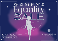 Women Equality Sale Postcard Image Preview