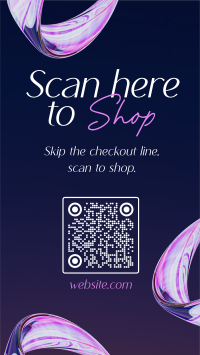 Scan to Shop Instagram Story Design