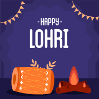 Happy Lohri Instagram Post Image Preview