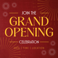 Grand Opening Party Instagram Post Design