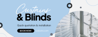 Curtains & Blinds Installation Facebook Cover