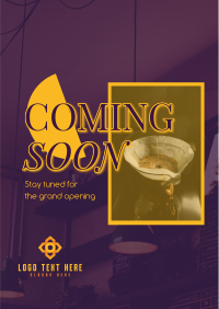 Cafe Opening Soon Flyer