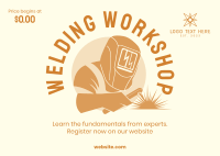 Welding Workshop From The Experts Postcard