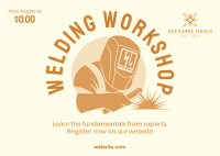 Welding Workshop From The Experts Postcard Image Preview