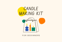 Candle Making Kit Pinterest Cover Design