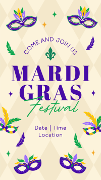 Mardi Gras Festival Facebook Story