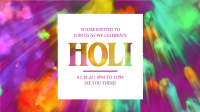 Holi Rays Facebook Event Cover