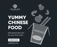 Asian Food Delivery Facebook Post