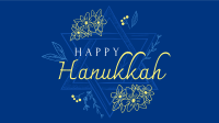 Hanukkah Star Greeting Facebook Event Cover