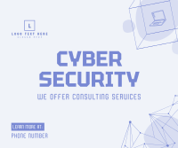 Cyber Security Consultation Facebook Post Design