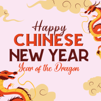 Chinese New Year Dragon Linkedin Post