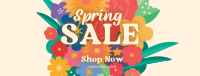 Spring Sale bouquet Facebook Cover